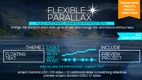 Videohive - Flexible Parallax Slideshow_Floating Text 19788192 - Free Download 