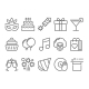 Party and Birthday Line Icon