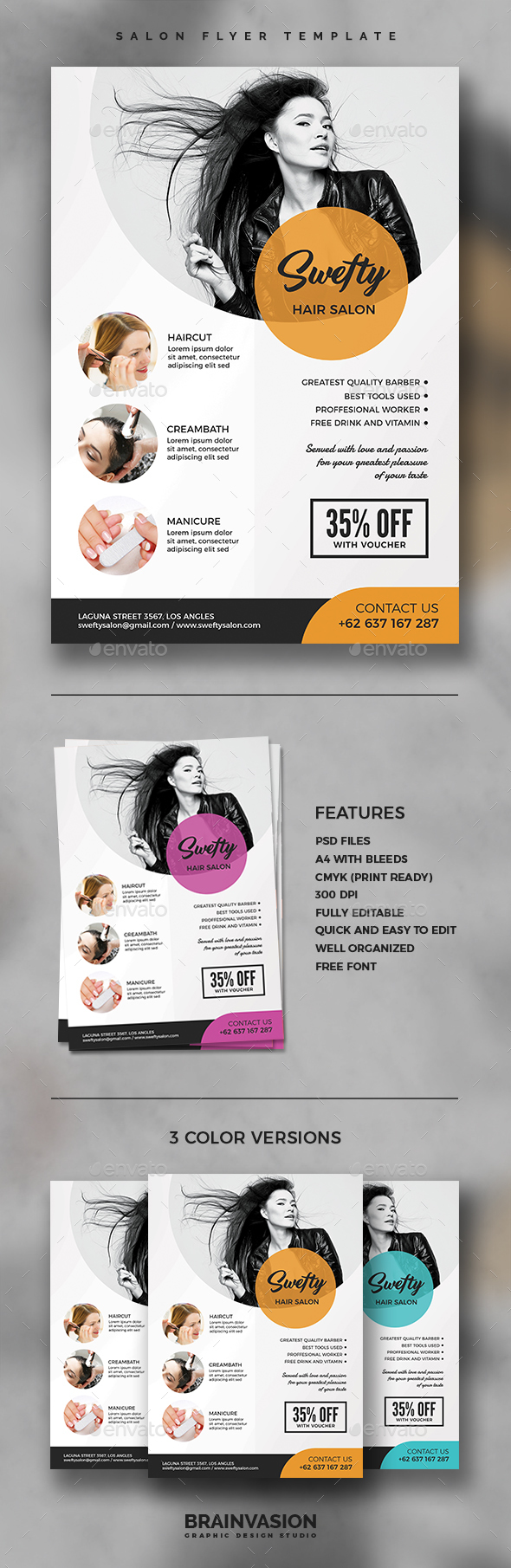 Salon Flyer Template Vol.02