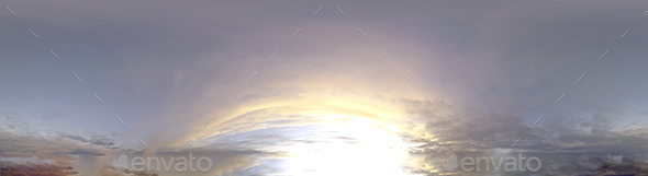 Skydome HDRI - Sunset Clouds - 3DOcean Item for Sale