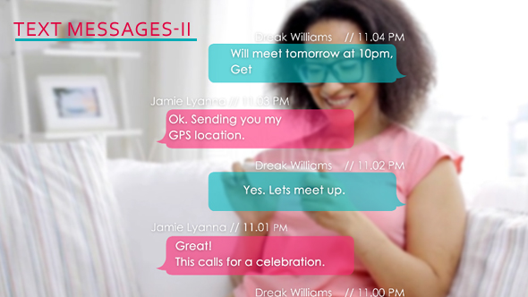 Text Messages Ii Technology Envato Videohive After Effects Templates Text Message After Effects Template