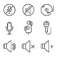 34 Audio & Sound Outline Stroke Icons