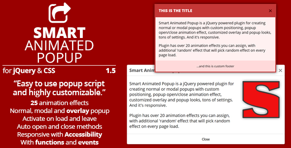Smart Animated Popup