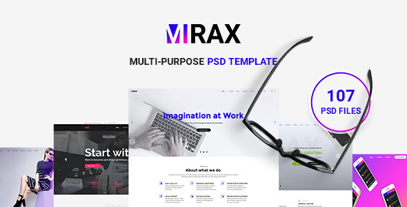 Mirax - Multi-purpose PSD Template
