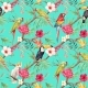 Watercolor Tropical Floral Pattern