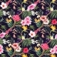 Watercolor Tropical Floral Pattern