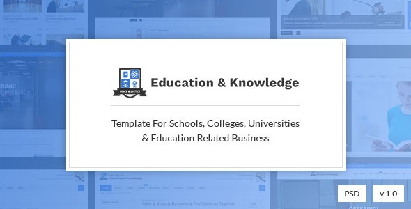 Education and Knowledge - University, College and School Education