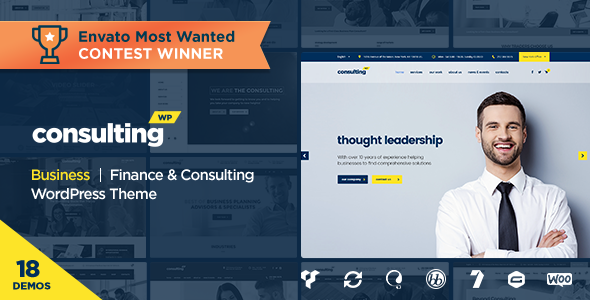 Consulting - Business, Finance WordPress Theme