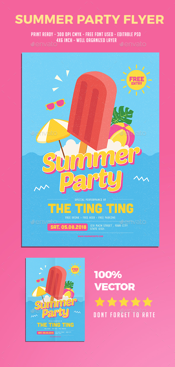 Summer Festival Flyer