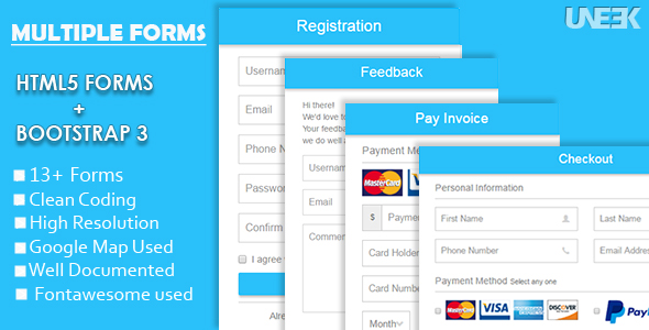 Responsive HTML5 Forms with Bootstrap 3