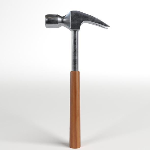 3DOcean Claw Hammer with Wooden Handle 19890987 3DOcean Claw Hammer with Wooden Handle 19890987