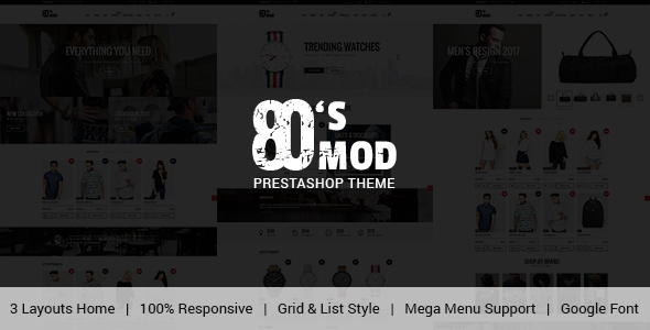 JMS 80's Mod - Vintage Style Prestashop Theme