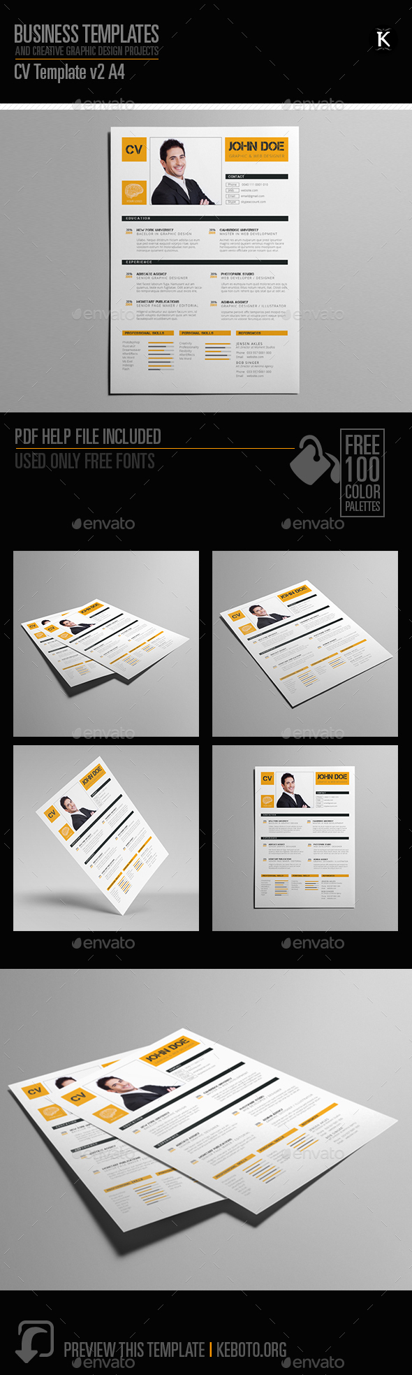 CV Template v2 A4