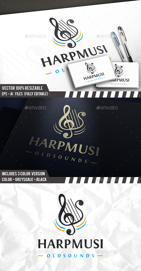 Harp Music Logo