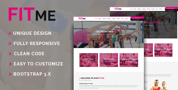 Fitme - Gym & Fitness HTML Template