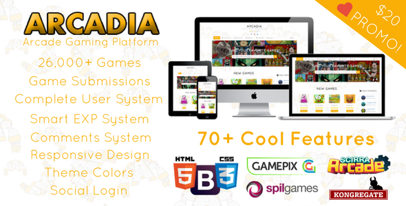 Arcadia - Arcade Gaming Platform