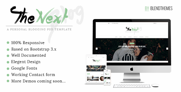 The Next Blog - Bloging HTML Template