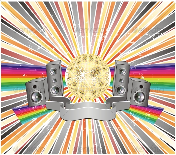 Abstract party design. Vector illustration - Backgrounds Decorative