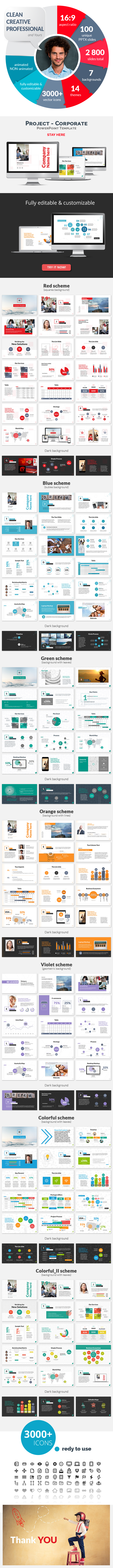 Project - Corporate PowerPoint Presentation Template