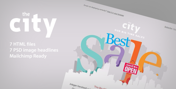 The City - Business email template
