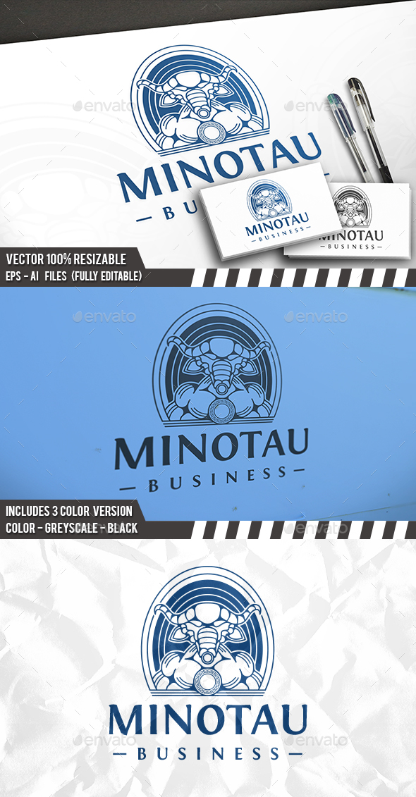 Minotaur Logo Template