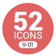 52 Modern Icon Set