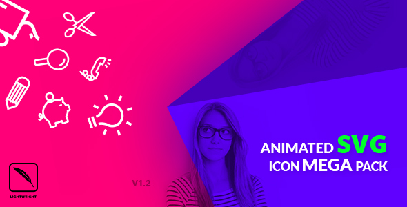 Animated SVG Icon Mega Pack - CodeCanyon Item for Sale