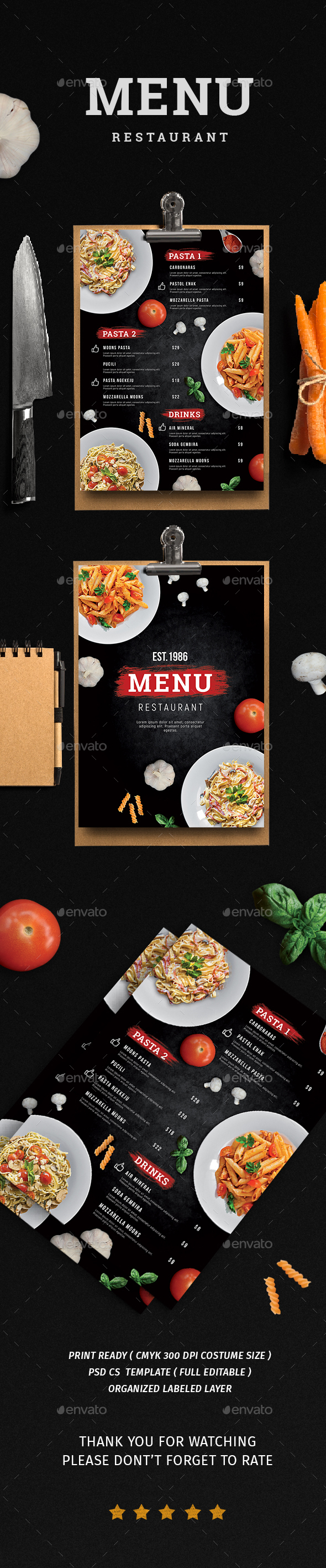 Menu Restaurant