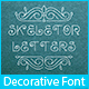 Skeleton Letters Typeface