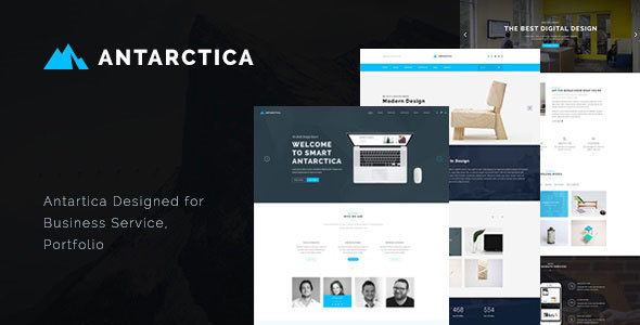 Antarctica - Business Portfolio WordPress Theme