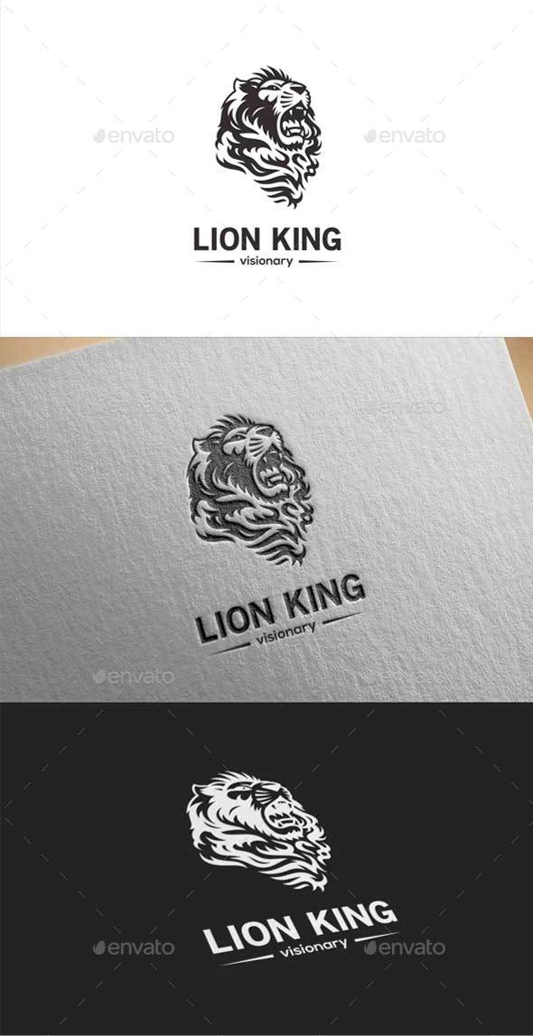 Lion Head Logo Template