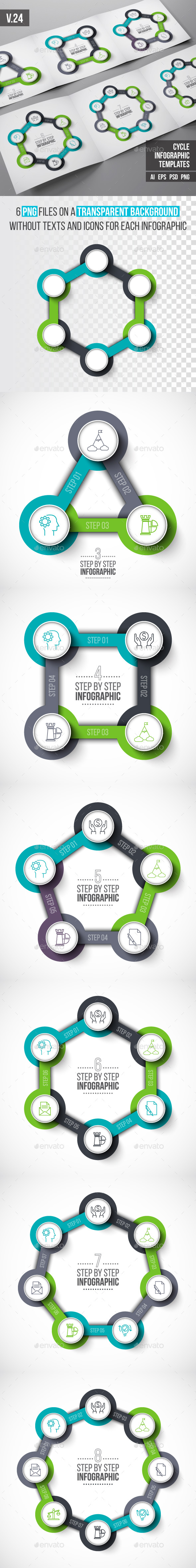 Infographics template set v.24