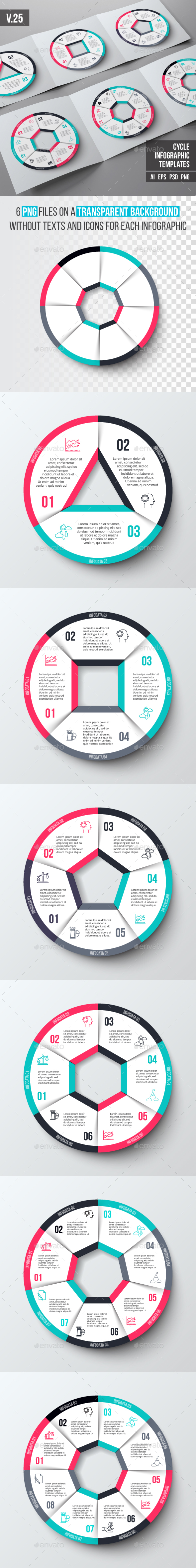 Infographics template set v.25