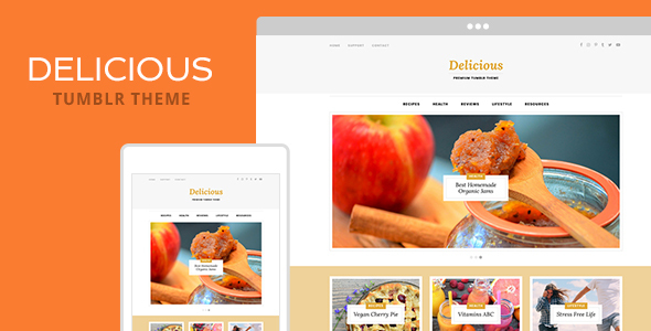 Delicious Tumblr Theme