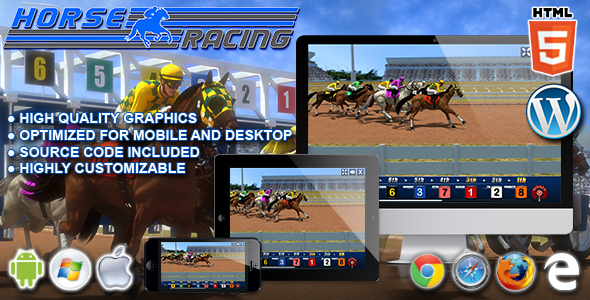 Horse Racing - HTML5 Casino Game by codethislab | CodeCanyon