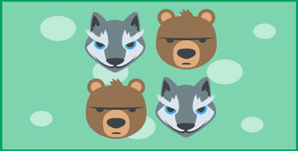 jungle animals - tic tac toe - html5 game