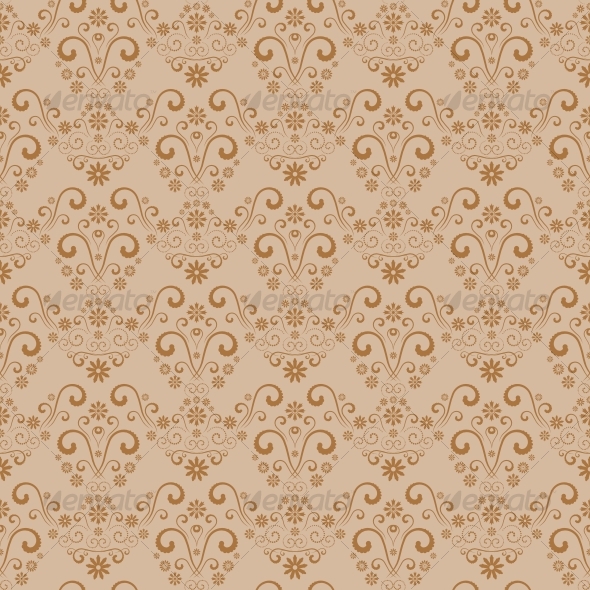 Seamless floral background - Backgrounds Decorative