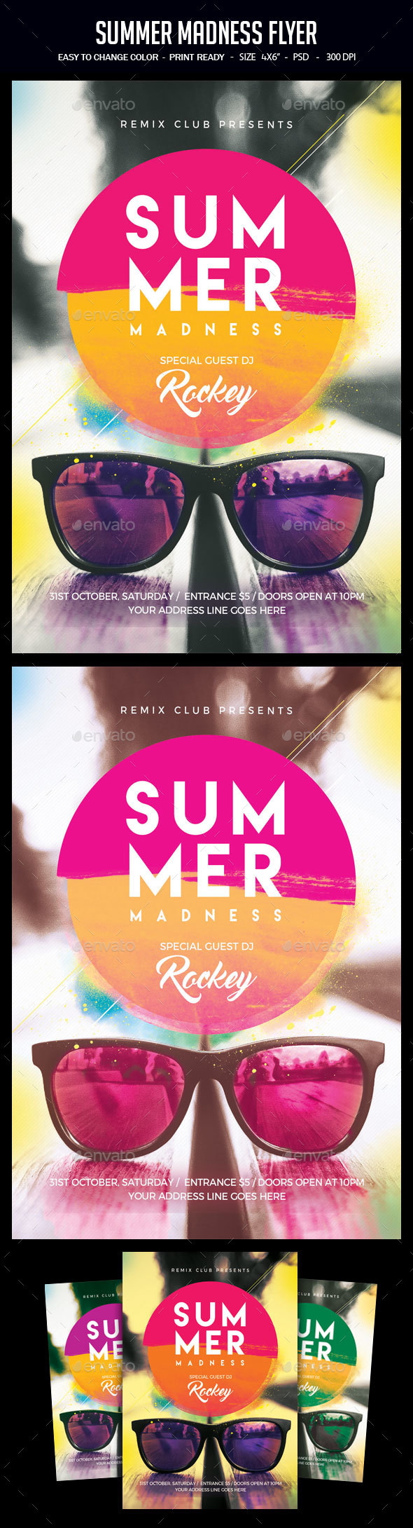 Summer Madness Flyer