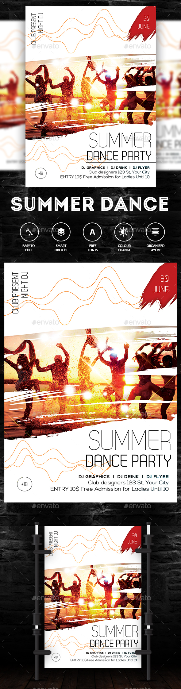 Summer Dance Flyer