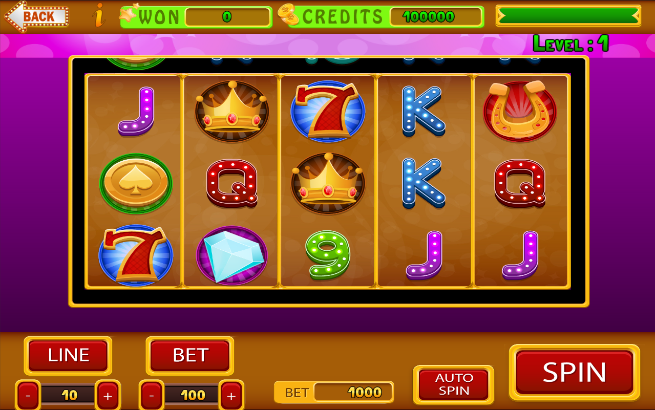 Unity slots game