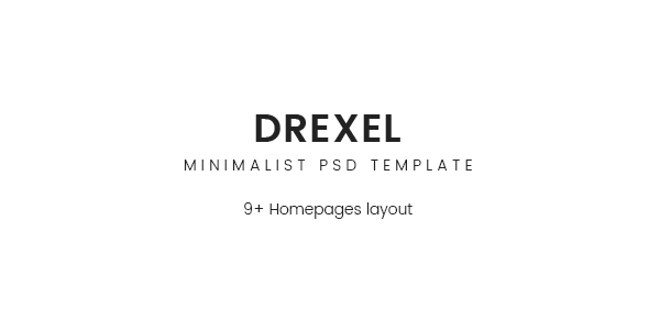 Drexel - PSD Ecommerce Templates