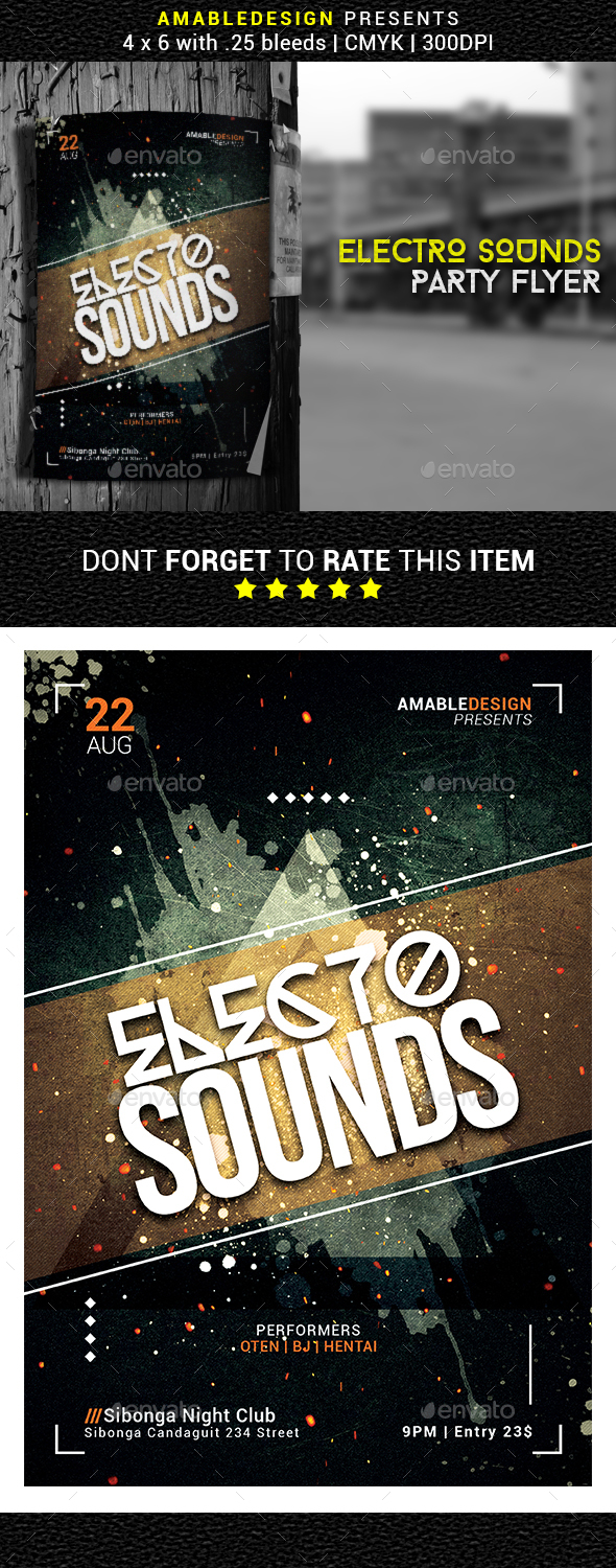 Electro Sounds Flyer