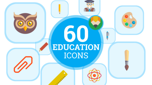University Graduation Student Flat Animated Icons And Elements Corporate Envato Videohive Bourne Identity Style Free After Effects Template