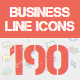 190 Business Line icons