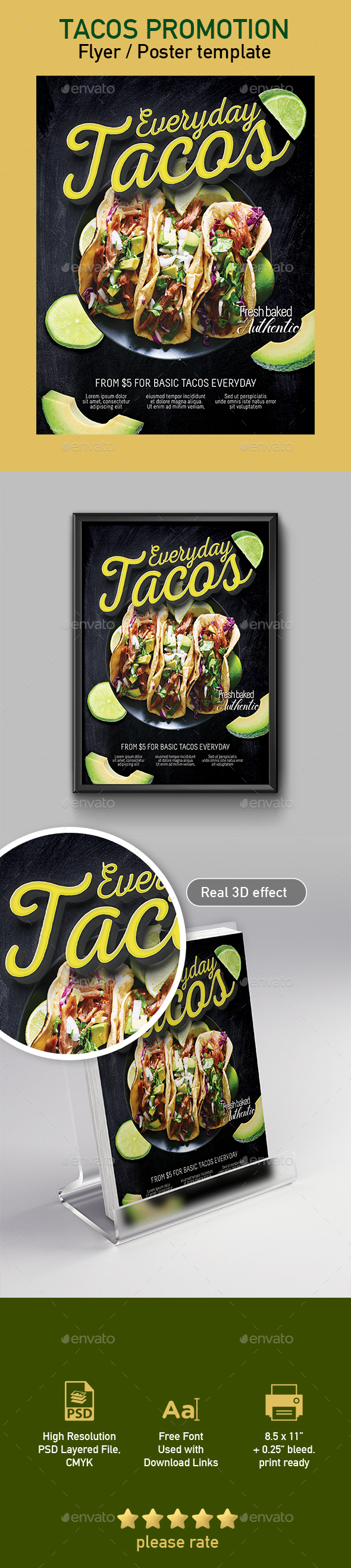 Tacos Flyer / Poster Template