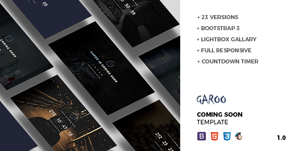 GAROO – Coming Soon Template