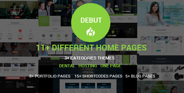 Debut - The Multi-Purpose Responsive Drupal 8 Theme