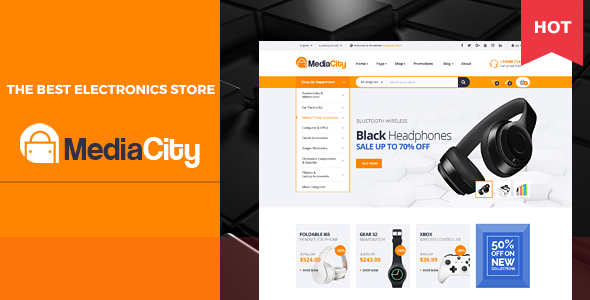 MediaCity - Technology Responsive Opencart Theme