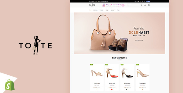 Tote | Shoes and Bags Shopify theme