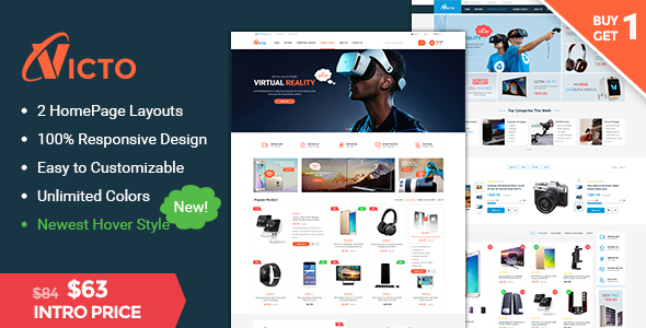 Victo - Ultimate Responsive Magento 2.1 Theme